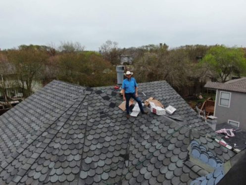 Leaky roof in Corpus Christi, TX