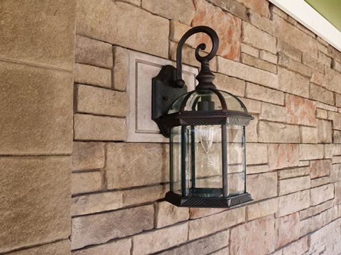 LightBox stone wall lamp