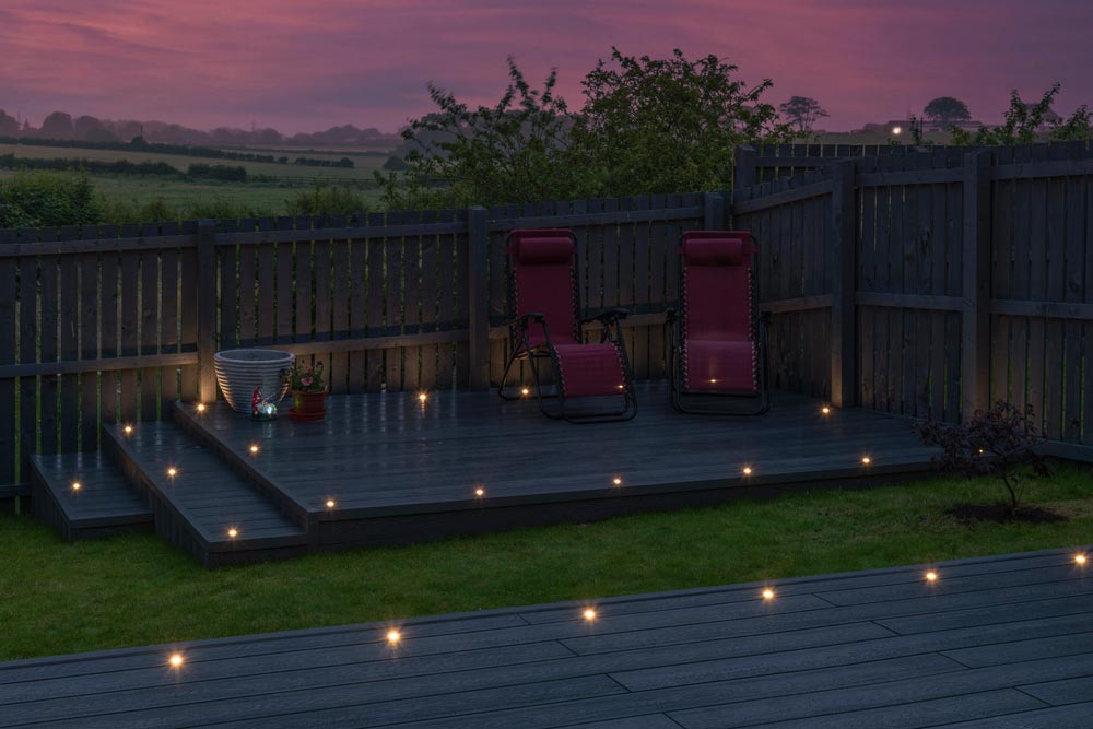 back yard decking