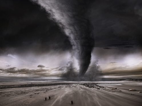 beach tornado