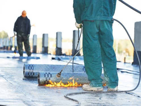 Flat Roof Covering Repair