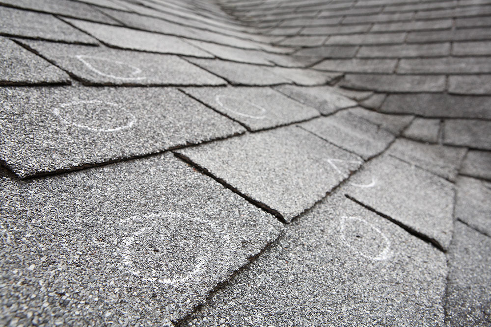 hail damaged roof