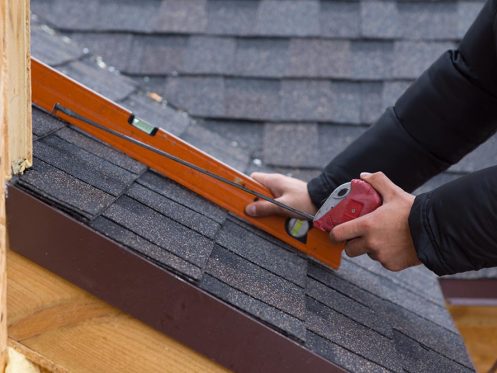 measuring roof pitch