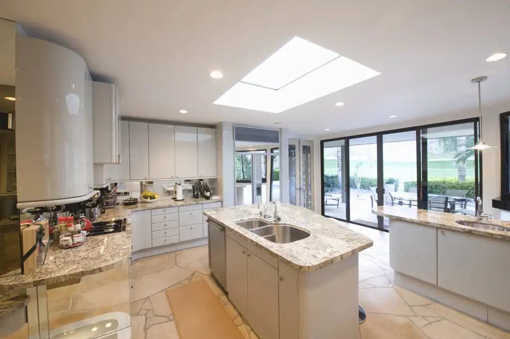 skylight in kitchen